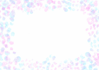 水玉　水彩　背景