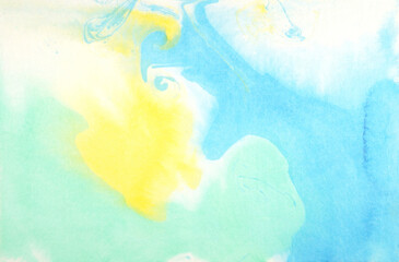 空のイメージ　アブストラクト（水彩タッチ）