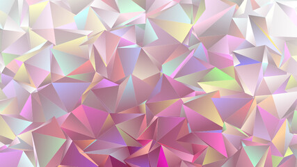 abstract  background. Design wallpaper. 3d mosaic triangles. vector
