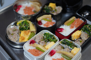 手作りのお弁当