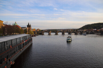 Naklejka premium Charles bridge view