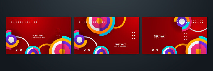 Vector abstract graphic design banner pattern background template