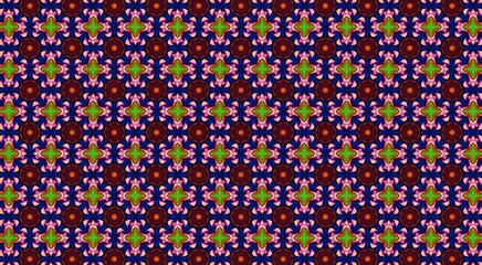 Traditional Asian decorative border design