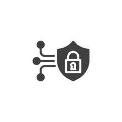 Secure access vector icon