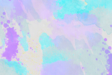 Watercolor background. 3D illustration, 3D rendering