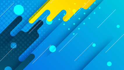 Abstract blue red black 3d white colorful geometric light triangle line shape with futuristic concept presentation background