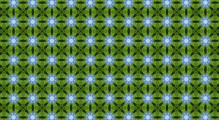 Traditional Asian decorative border design