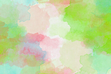 Watercolor background. 3D illustration, 3D rendering	