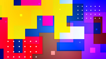 Abstract background with geometric shapes. Vector abstract graphic design banner pattern background template.