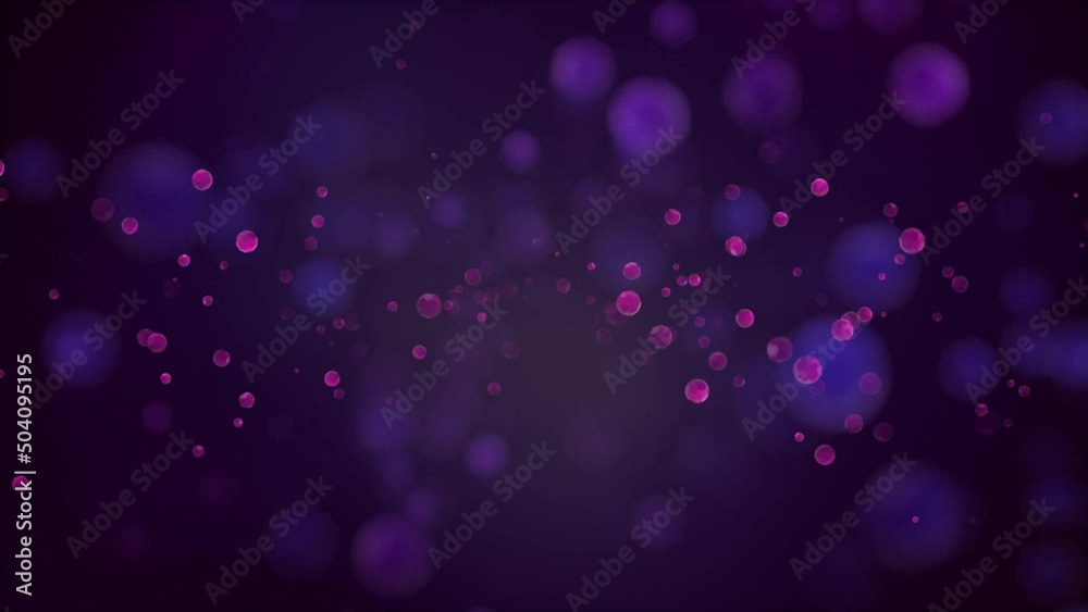 Poster abstract particles background animation
