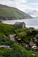 View of the Keem bay in the Achill island, Ireland