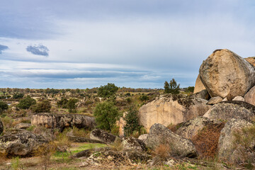 Los Barruecos Natural Monument, Malpartida de Caceres, Extremadura, Spain.