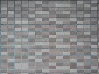 Image of tiled gray wall concrete texture pattern