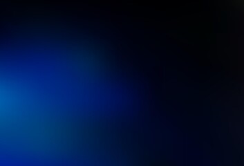 Dark BLUE vector blurred shine abstract template.