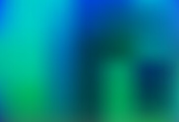 Light Blue, Green vector blurred bright pattern.