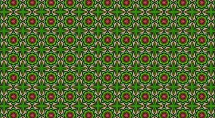 Traditional Asian decorative border design