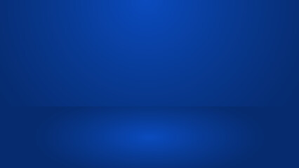 blank blue studio room with color lighting effect background for product display and graphic design 