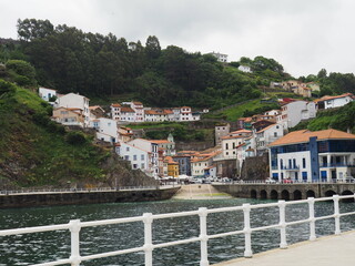 Cudillero, municipio asturiano con un precioso puerto marinero. España.