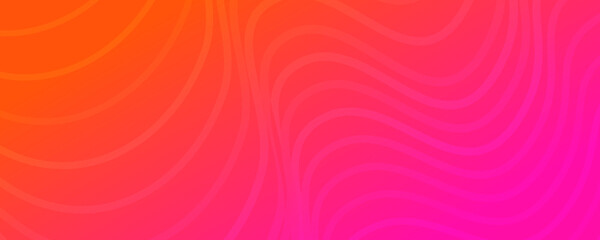 Modern colorful gradient background with wave lines