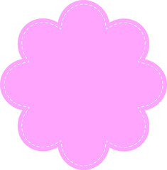 Cute scrap from notepad for noting, coloured isolated sticker, paper list school notebook, noticeboard label, office sticker, neat vector illustration. Notepad sticky sticker.