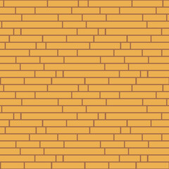 Brick wall with separate brick stroke seamless pattern, background design eps 10 vector illustration
