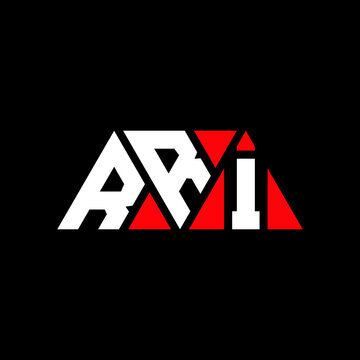 RRI triangle letter logo design with triangle shape. RRI triangle logo design monogram. RRI triangle vector logo template with red color. RRI triangular logo Simple, Elegant, and Luxurious Logo...