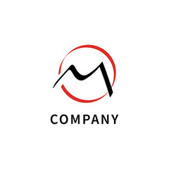 Letter M logo icon template design vector illustration