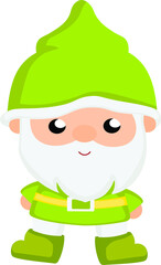 Gnome Illustration Vector Clipart