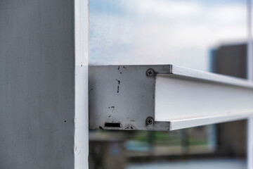 security camera on a wall