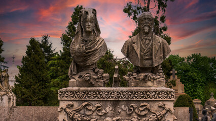Obraz premium Cimitero Monumentale Milan April 2022