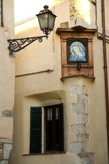 Fototapeta na wymiar Amelia, borgo medievale prima del terremoto. Umbria, Italia