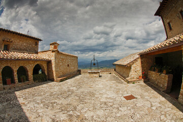 Obraz premium Sacro Speco di San Francesco, Narni. Umbria, Italia