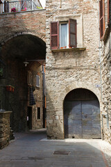 Fototapeta premium Narni medievale, scorci di vicoli antichi