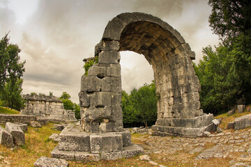 Naklejka premium Scavi di Carsulae, antica città romana. San Gemini Umbria