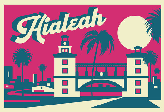 Hialeah Florida Postcard