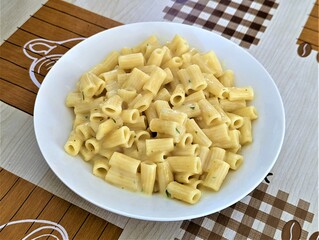 pasta on a plate