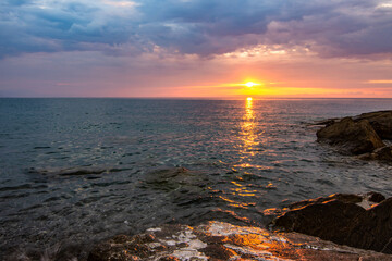 Tramonto mozzafiato sul mare, Sicilia © fabioscrima