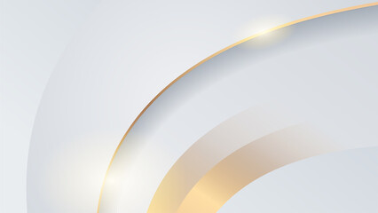 Abstract grey and gold background poster with dynamic waves. technology network Vector illustration.