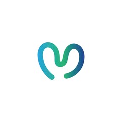 M Letter Logo Template icon design 