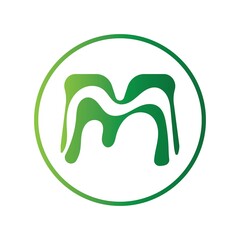 M Letter Logo Template icon design 