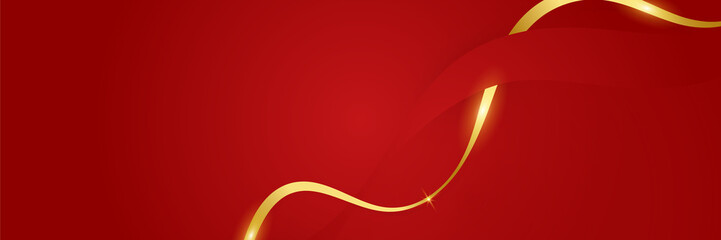 Modern red and gold colorful corporate abstract technology background. Vector abstract graphic design banner pattern presentation background web template.