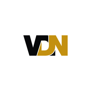 VDN letter monogram logo design vector
