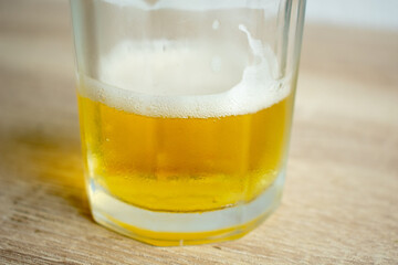 a glass of beer
