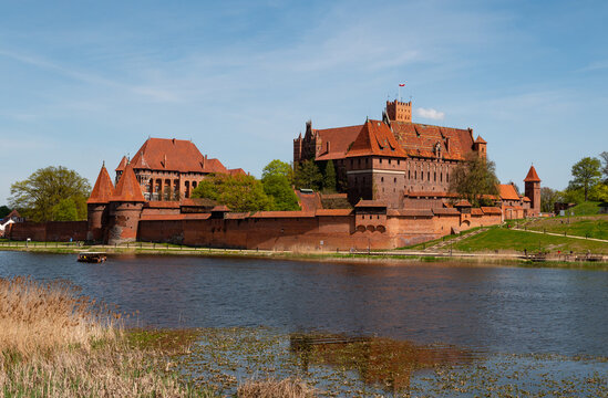 Castle in Malbork. Poland.