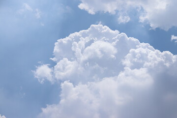 Blue sky and clouds