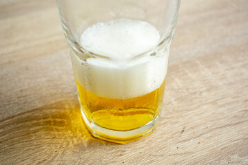 a glass of beer