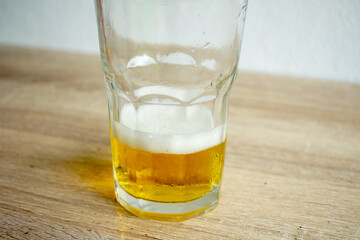 a glass of beer