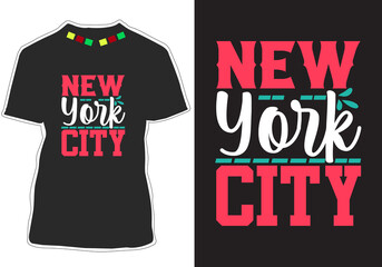 New York city Motivational quotes t-shirt design