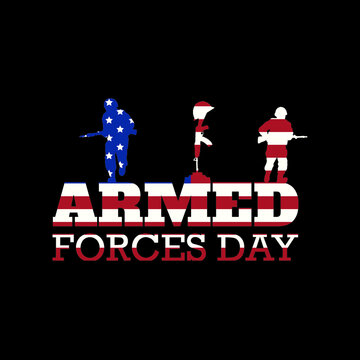 Armed forces day poster design