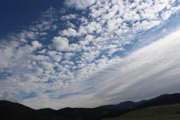 Naklejka na ściany i meble clouds in the sky